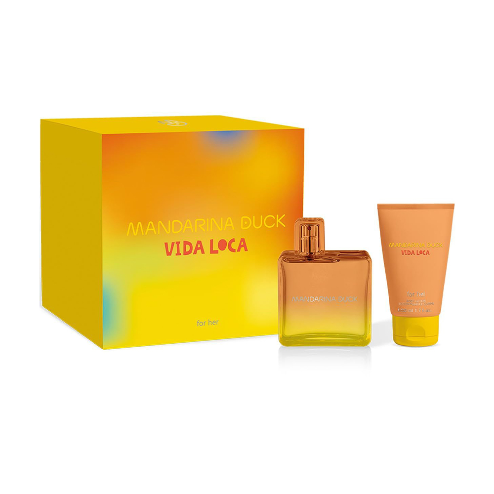 Парфумований набір жіночий Mandarina Duck Vida Loca For Her (туалетна вода, 100 мл + лосьйон для тіла, 50 мл)